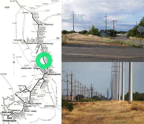 Route Of The Former Sacramento Northern Electric Railway Near Pleasant