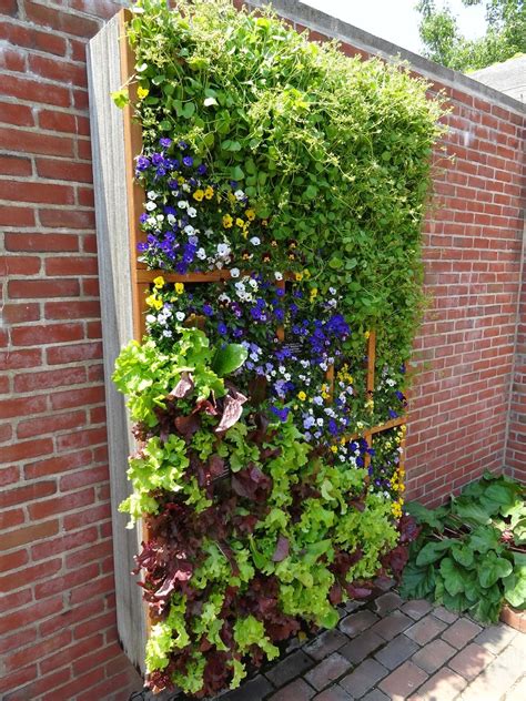 Vertical Herb Gardens Outdoor Gardens Outside Playhouse Small Space