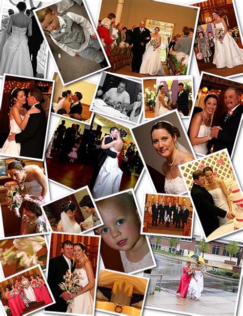 Unique Wedding Ideas ‘photo Collages A Way Of Getting Connected With