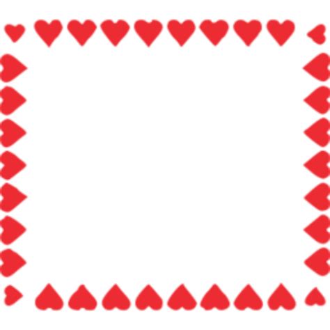 Red Heart Border Png Svg Clip Art For Web Download Clip Art Png Images