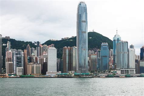 Hong Kong Island Skyline Stock Photo Image Of Business 83478554