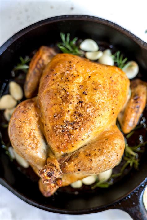 This initial high heat will help brown the chicken. Easy Roast Chicken Recipe - WonkyWonderful