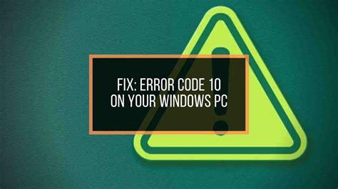 How To Fix This Device Cannot Start Error Code 10 Error Solutions Vrogue