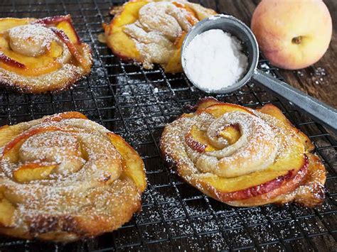 Easy Peach Puff Pastries Seasons And Suppers