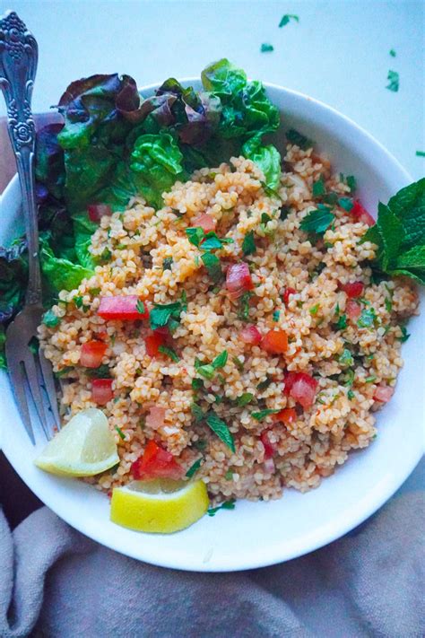 The Best Ever Vegan Turkish Kisir Salad Vegan Posh Plate