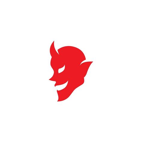 Red Devil Logo Vector Icon Template 3159036 Vector Art At Vecteezy