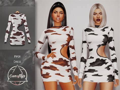 Piper Dress By Camuflaje At Tsr Sims 4 Updates