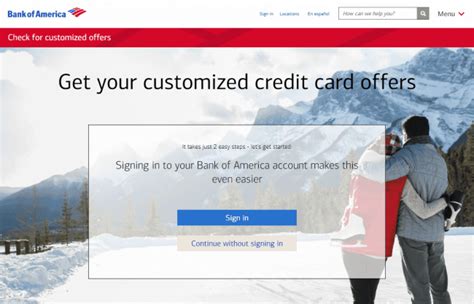 How To Prequalify For Bank Of America Credit Cards