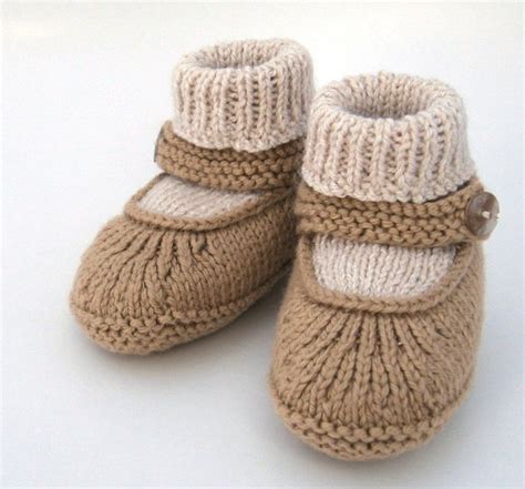 Mary Jane Knitted Baby Booties Patterns Mikes Nature