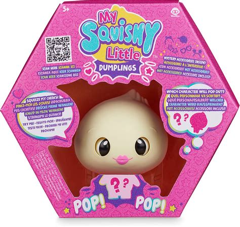 Buy My Squishy Babe Dumplings Interactive Doll Collectible With Accessories Dee Pink