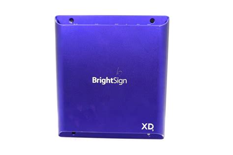 Brightsign Model Xd1033 Xd3 4k Expanded Hdmi Purple Player Free