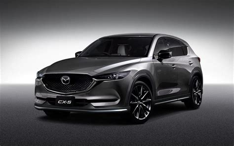 Download Wallpapers Mazda Cx 5 2017 Crossover Silver Cx 5 New Cars