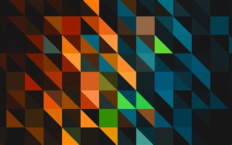3840x2400 Resolution Triangle Colorful Pattern Uhd 4k 3840x2400