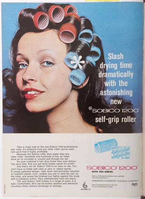 Vintage Hair Advert From Hj Dating Back To The 1970s 1960 Hairstyles