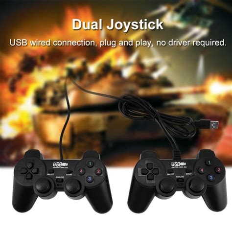 Optional 1 Pcs 2 Pcs Universal Usb Wired Pc Dual Shock Controller