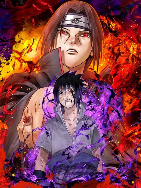 Art Art Poster X X Sasuke Uchiha Naruto Anime Wallpaper T Art Posters