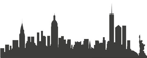 New York City Skyline Clip Art New York City Png Download 48131929
