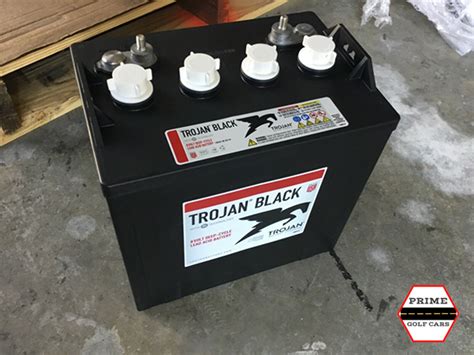 Trojan Black 8 Volt Golf Cart Battery Prime Cart Parts