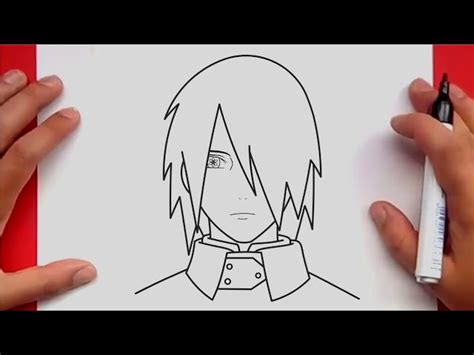 How To Draw Sasuke Uchiha Step By Step Easy Sasuke Uchiha From Naruto
