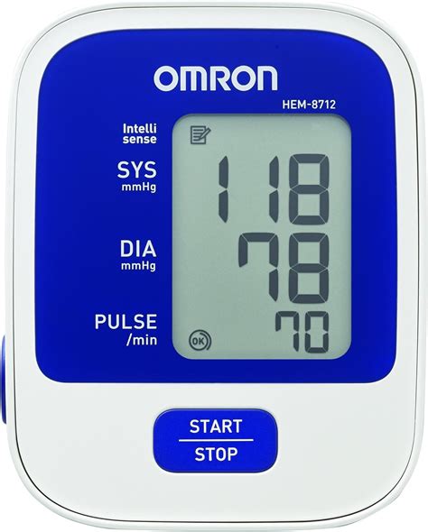 Omron Blood Pressure Monitor Basic Model Hem 8712 Ap Amazonsg