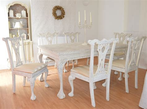 Shabby Chic Dining Chairs Dining Chair Set Dining Table Provence