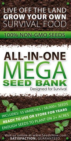 Its precursor, the nordic gene bank, began storing seeds in 1984. All-in-1 MEGA SEED BANK + STORAGE VAULT | Organic gardening tips, Seed bank, Survival