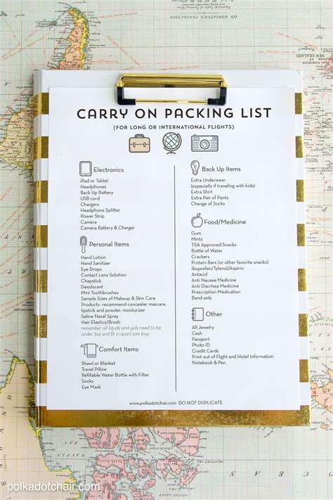 Airplane Travel Tips And Free Printable Packing List Packing Tips For