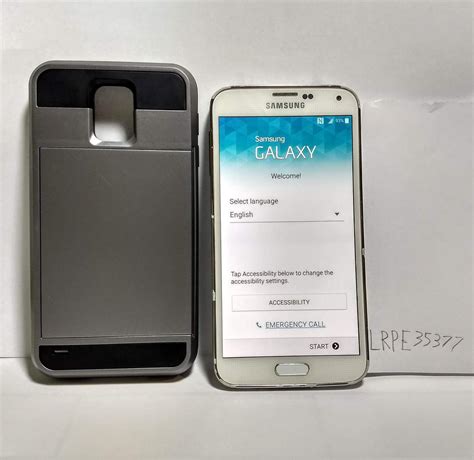 Samsung Galaxy S5 T Mobile White 16gb Sm G900t Lrpe35377 Swappa