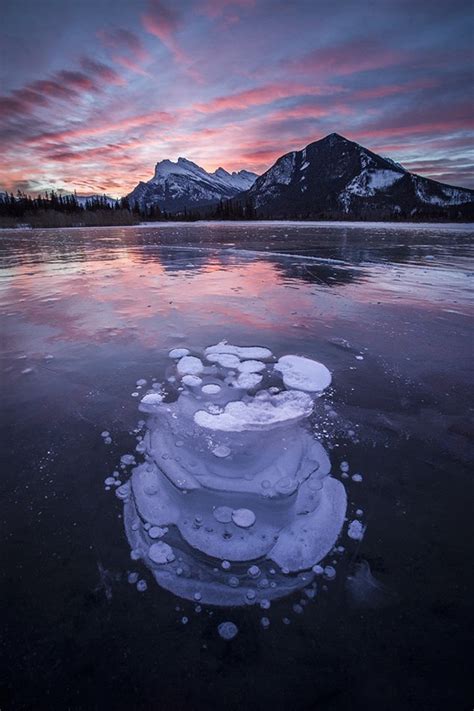 Beautiful Nature Tect0nic Frozen Sunrise By Paul Zizka Via