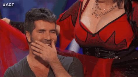 Simon Cowell Lol  By Americas Got Talent Find And Share On Giphy