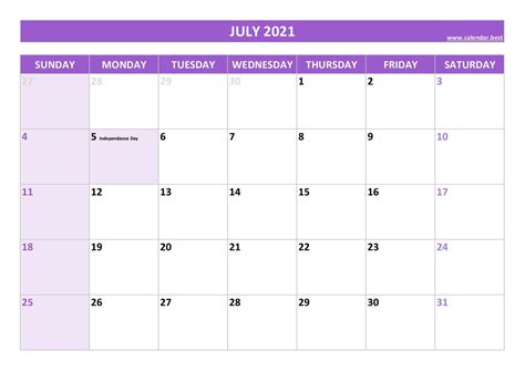 This page contains a national calendar of all 2021 public holidays. July 2021 calendar -Calendar.best