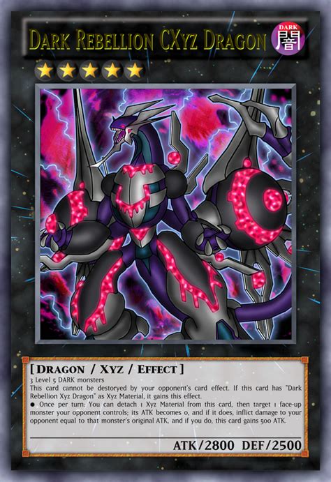Dark Rebellion Cxyz Dragon By Neophoenixknight On Deviantart