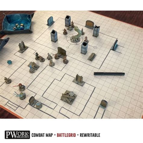 Hammerhouse Pwork Wargames Rpg Battlegrid 30x30 Pvc Mat By Pwork