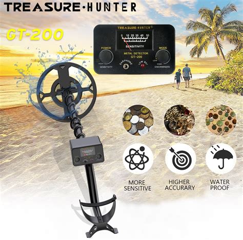 Treasure Hunter Gt200 Metal Detector Professional High Sensitive