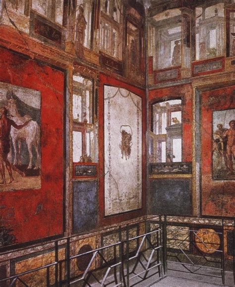 House Of The Vettii Room Of Ixion Pompeii Painting Pompeii