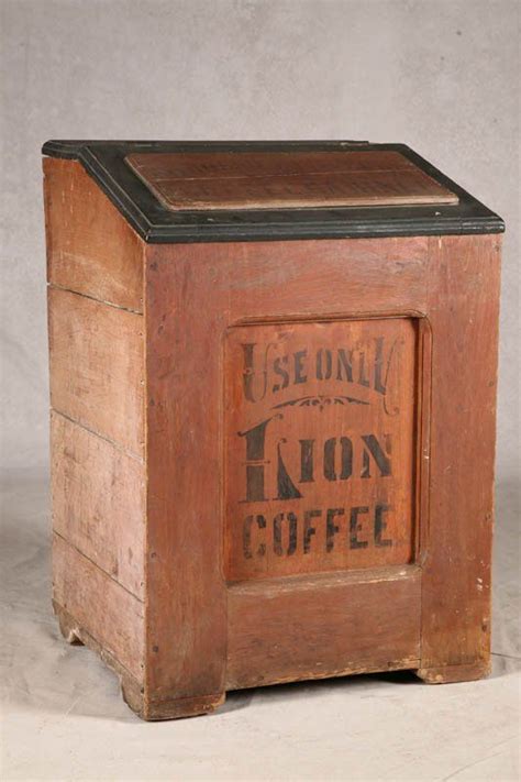 Our wellington depot is located at lt transport, 142 hutt park road, shed c, gracefield, wellington. Antique Lion Coffee Bin...Looooove these old coffee bean ...