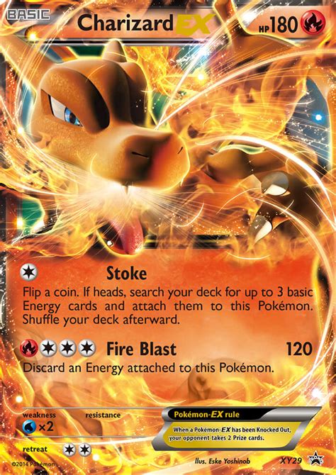 Offensively inclined bulky pokemon : Charizard-EX (XY Promos XY29)