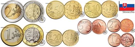 Slovakia Euro Coins Images And Value Of Slovak Euro Coins