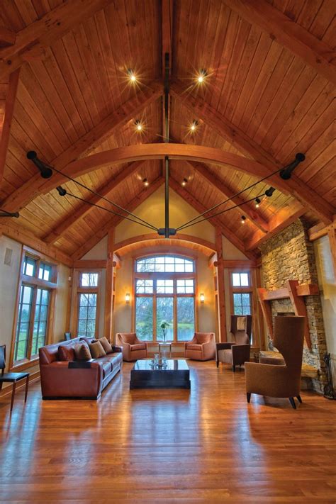 Maybe you would like to learn more about one of these? Timber Frame Timber Frame Home Interiors | New Energy ...