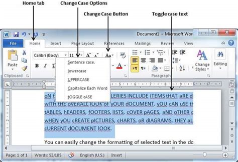 Panduan Change Case Di Word Dengan Gambar Belajar Ms Word Terlengkap