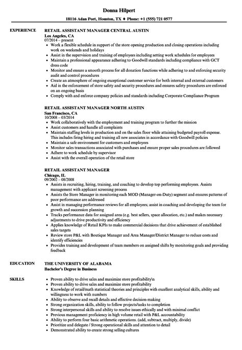 Job description samples for similar positions. Assistant Manager Resume Template 2020 | TemplateDose.com