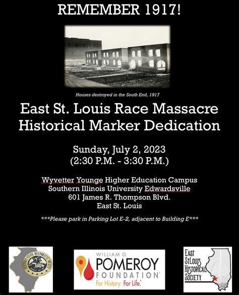 1917 East St Louis Race Massacre Historical Marker Dedication