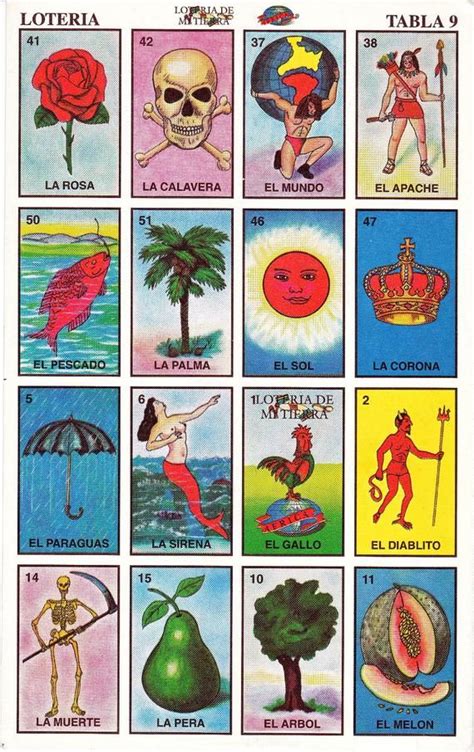 Maybe you would like to learn more about one of these? Pin on loteria cards