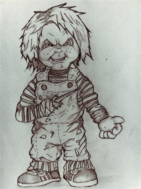 Chucky Drawing By Diegoe05 On Deviantart