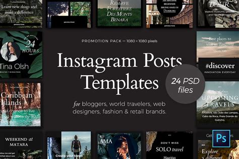 Instagram Posts — Promotion Pack ~ Instagram Templates