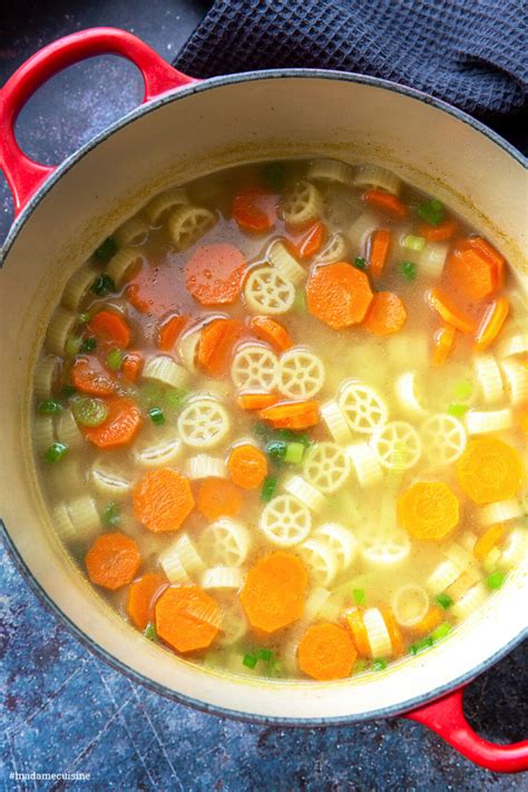 Nudelsuppe Mit Gem Se Madame Cuisine