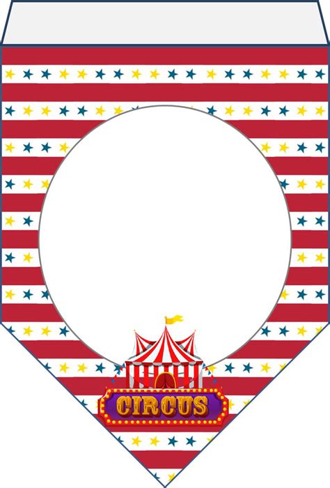 A Circus Tent With Stars And Stripes On The Side In Front Of A White