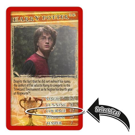 Harry Potter Gryffindor Top Trumps Collectors Tin Card Game