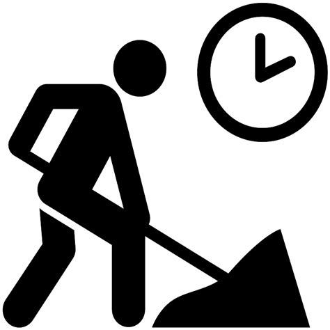 Work Shift Labor Construction Work Work Hours Vector Svg Icon Svg Repo