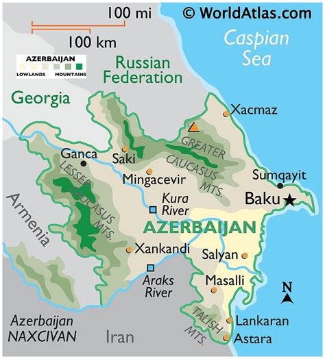 Azerbaijan Maps And Facts World Atlas